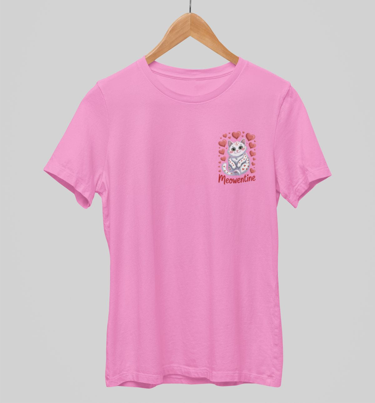 Rosa UNISEX T-Shirts Meowentine