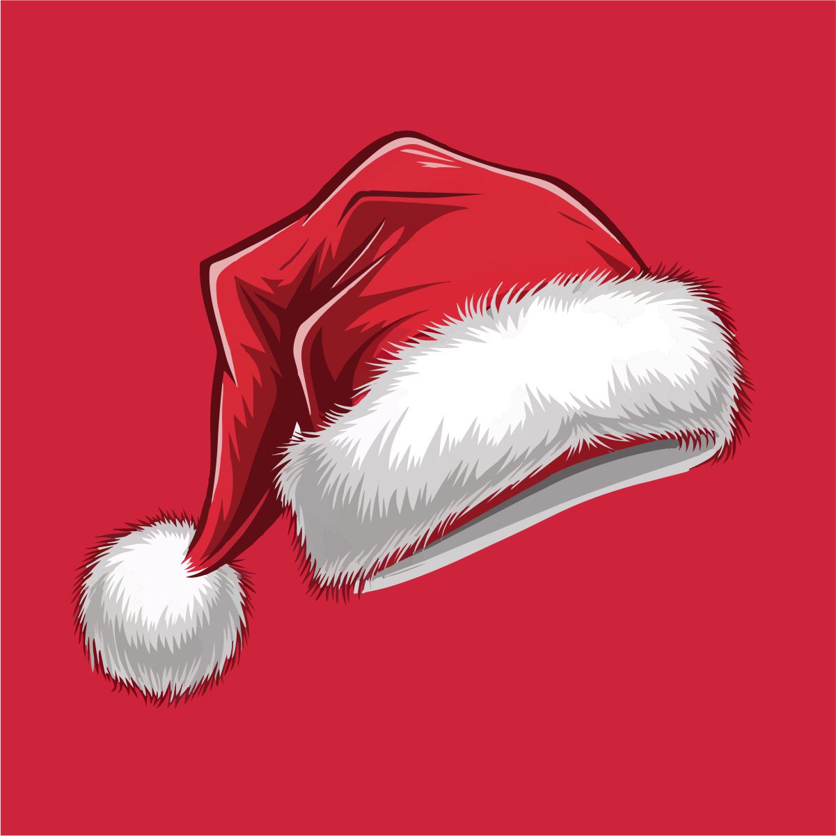 Punane UNISEX pusaer ilma kapuutsita "Jõulumütsike"