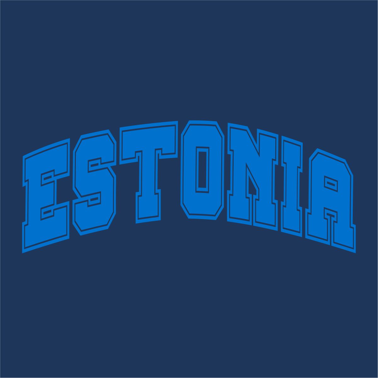 Sinine pusaer ilma kapuutsita "Estonia"