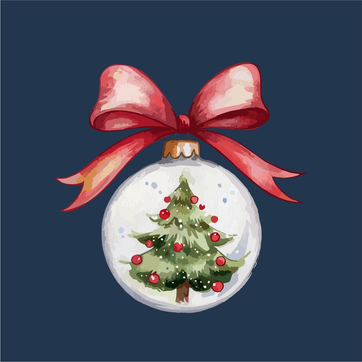 Zils UNISEX džemperis bez kapuces "Ziemassvētku rotaļlieta"