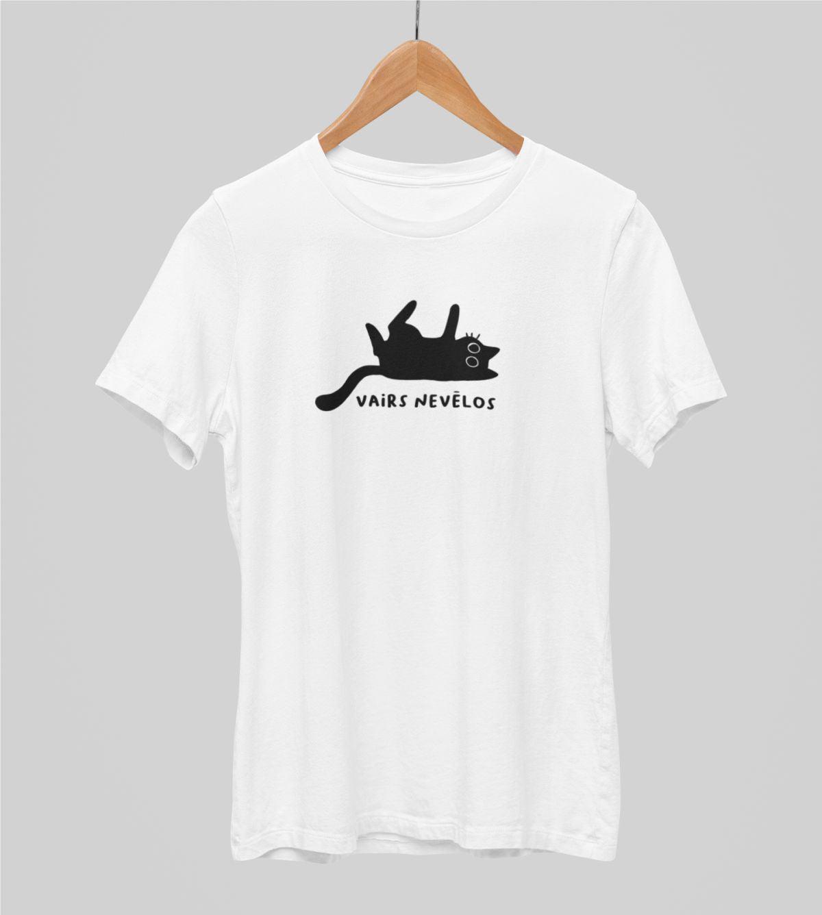 Balti UNISEX krekli "Vairs nevēlos"