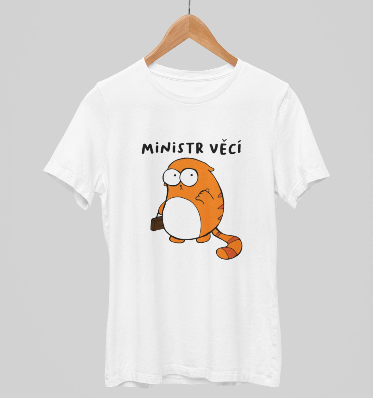 Bílé unisex tričko "Mnistr věcí"