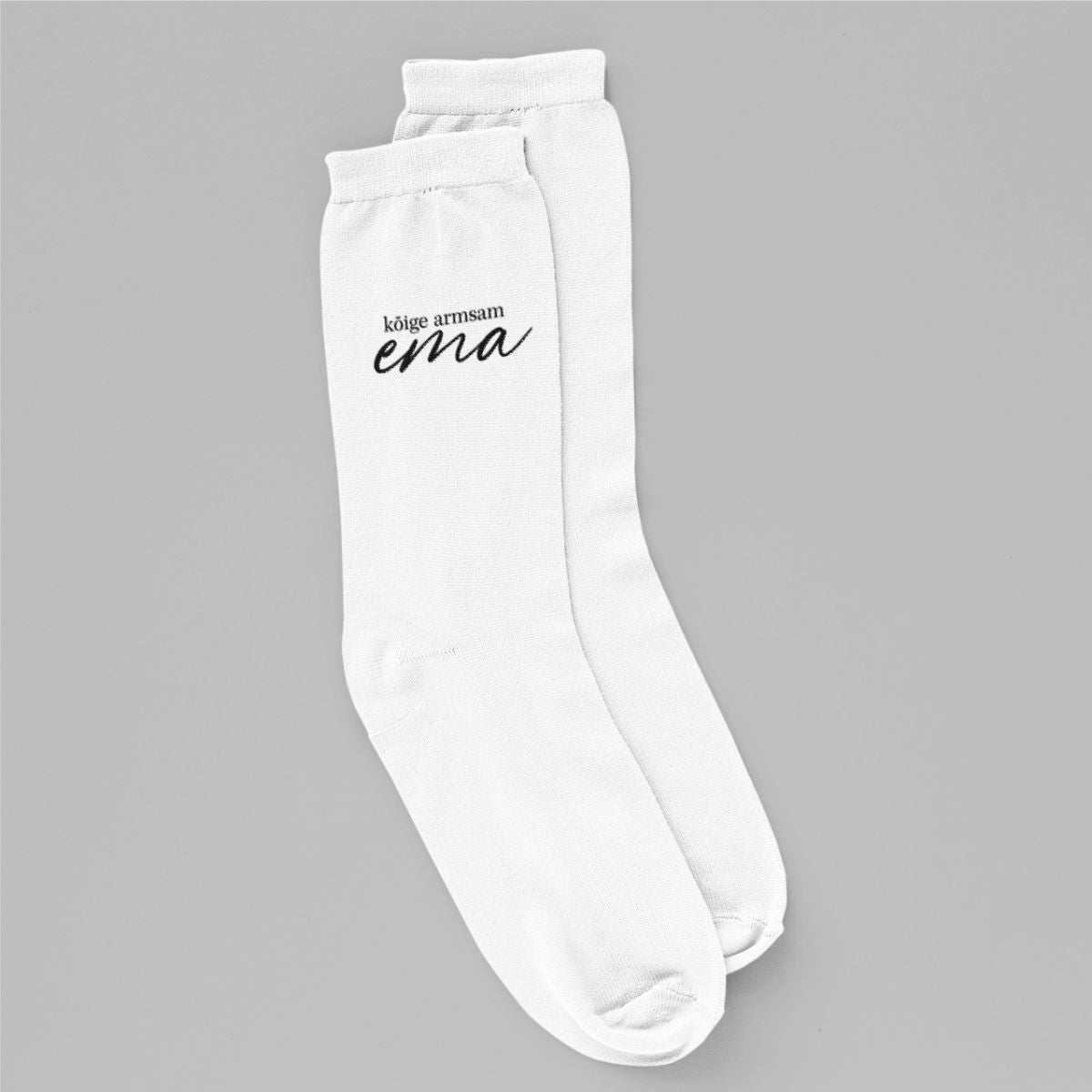Valged sokid "Kõige kallim ema"