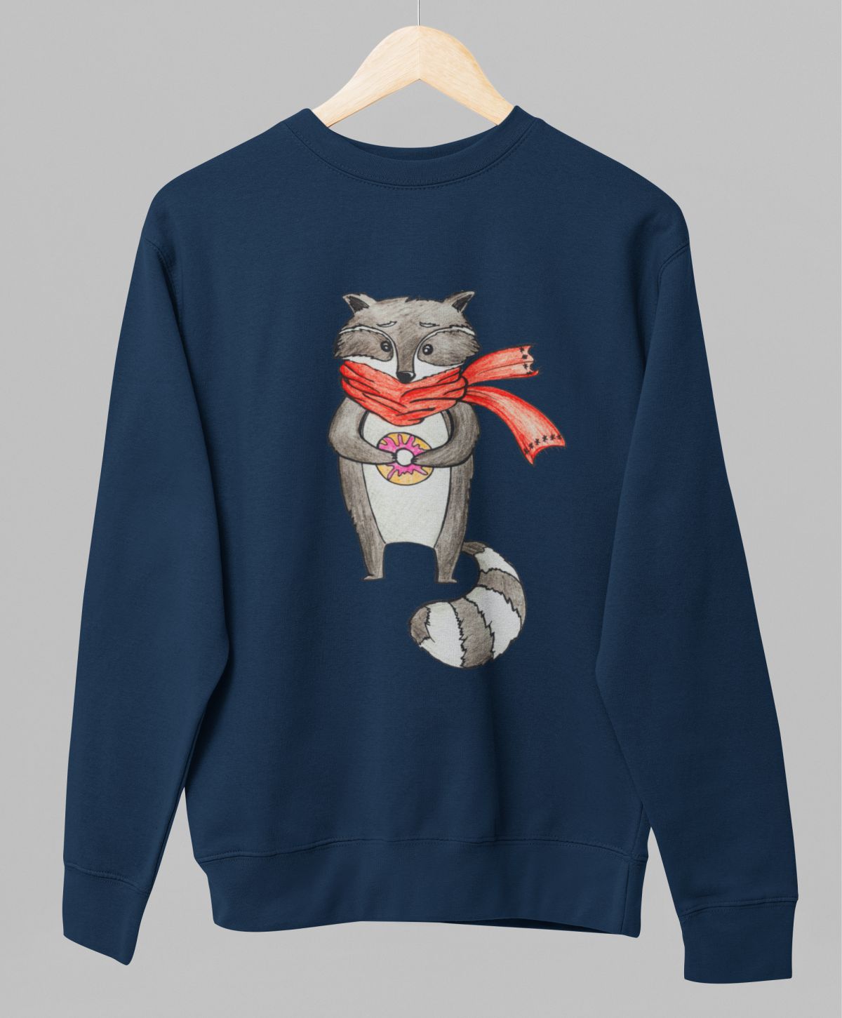 Sinine UNISEX dressipluus ilma kapuutsita "Mäger"