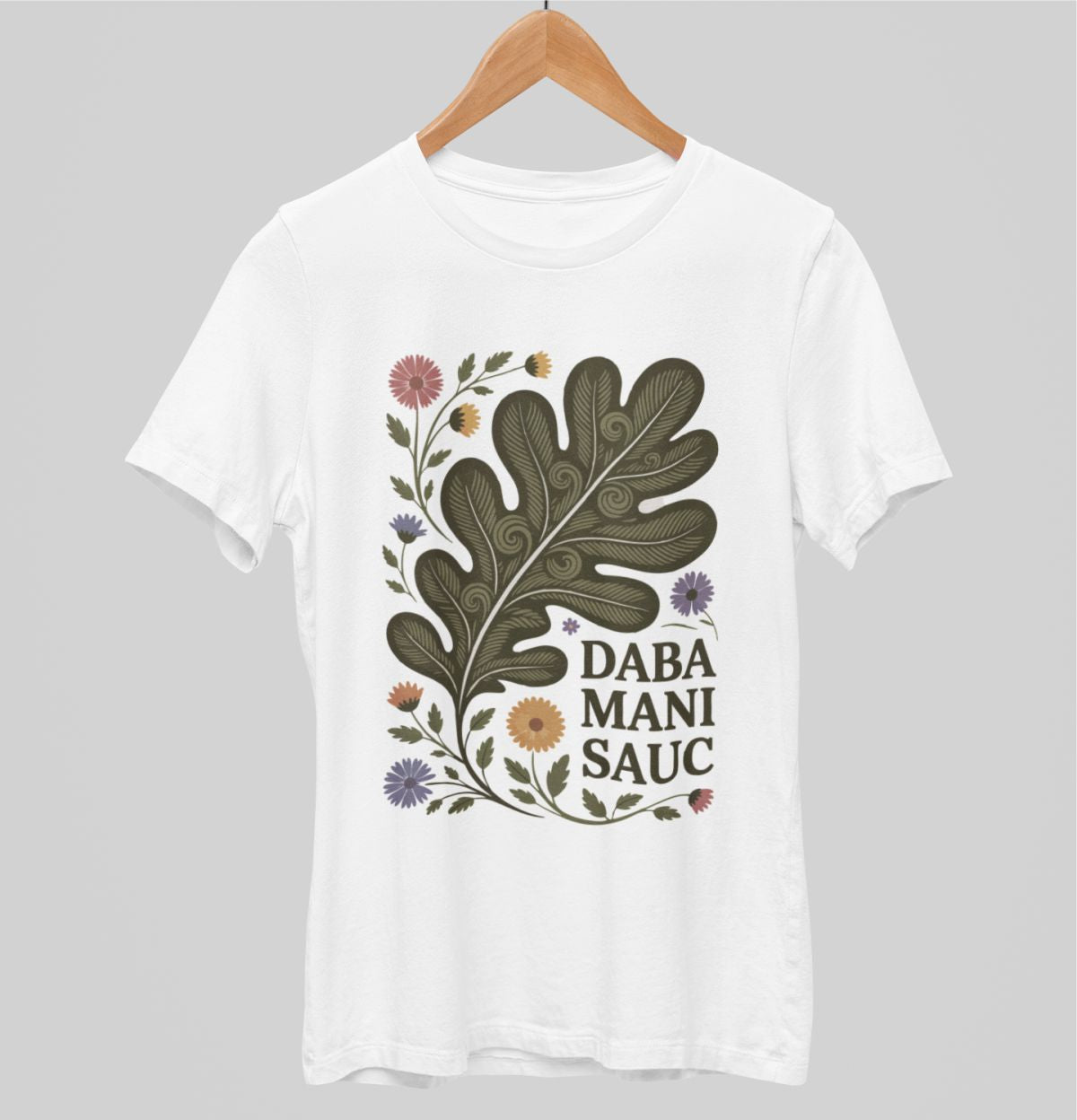 Balti UNISEX krekli "Daba mani sauc"