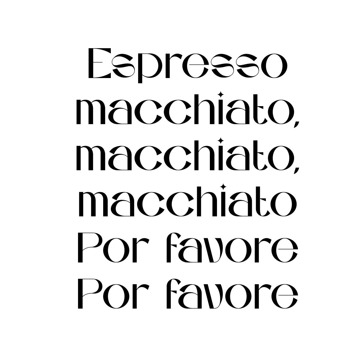 Weißer UNISEX Pullover "Espresso"