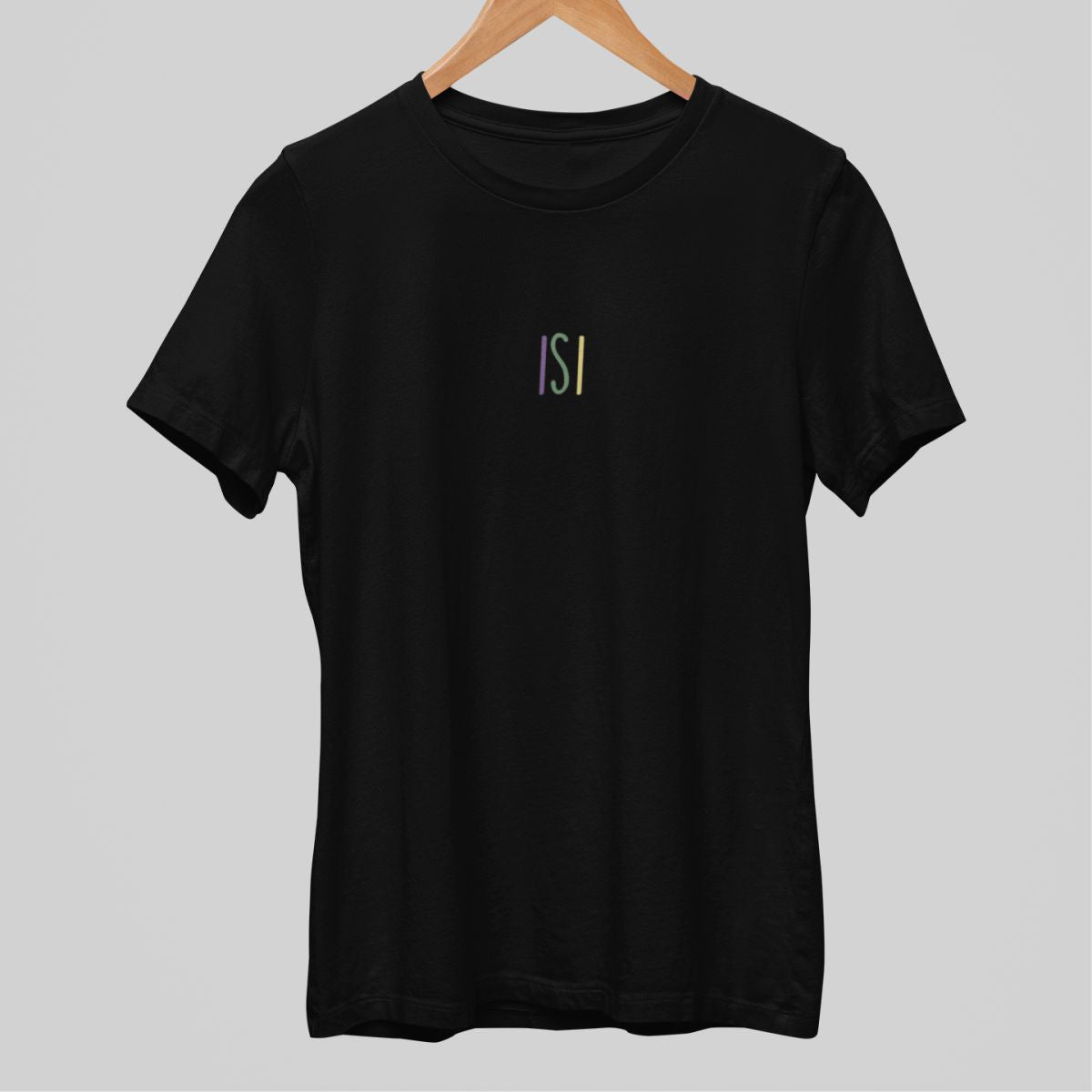 Mustat unisex T-paidat "Isi"