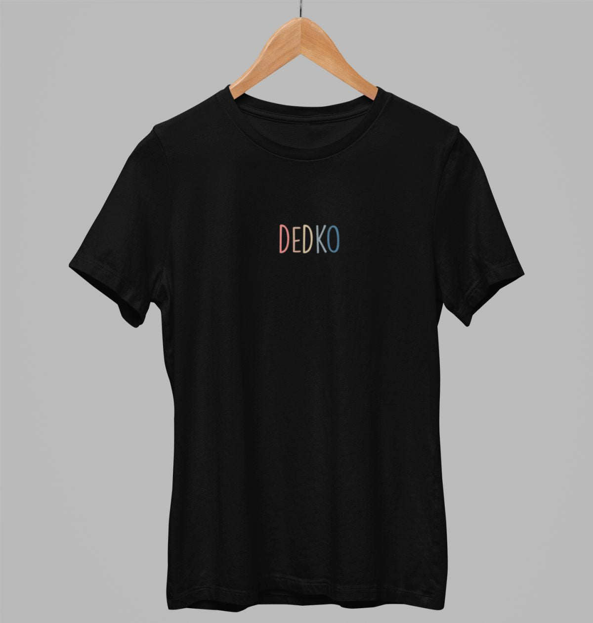 Čierne UNISEX tričko „Dedko“