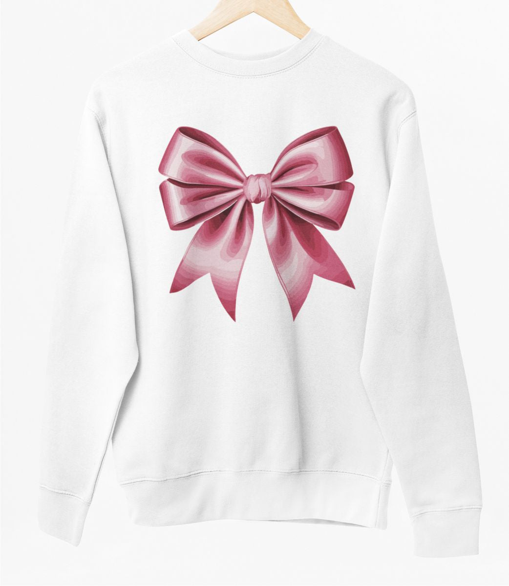 Vit UNISEX tröja “Schleife”