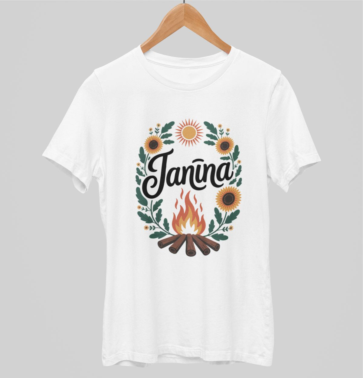 Balti UNISEX krekli "Janīna"