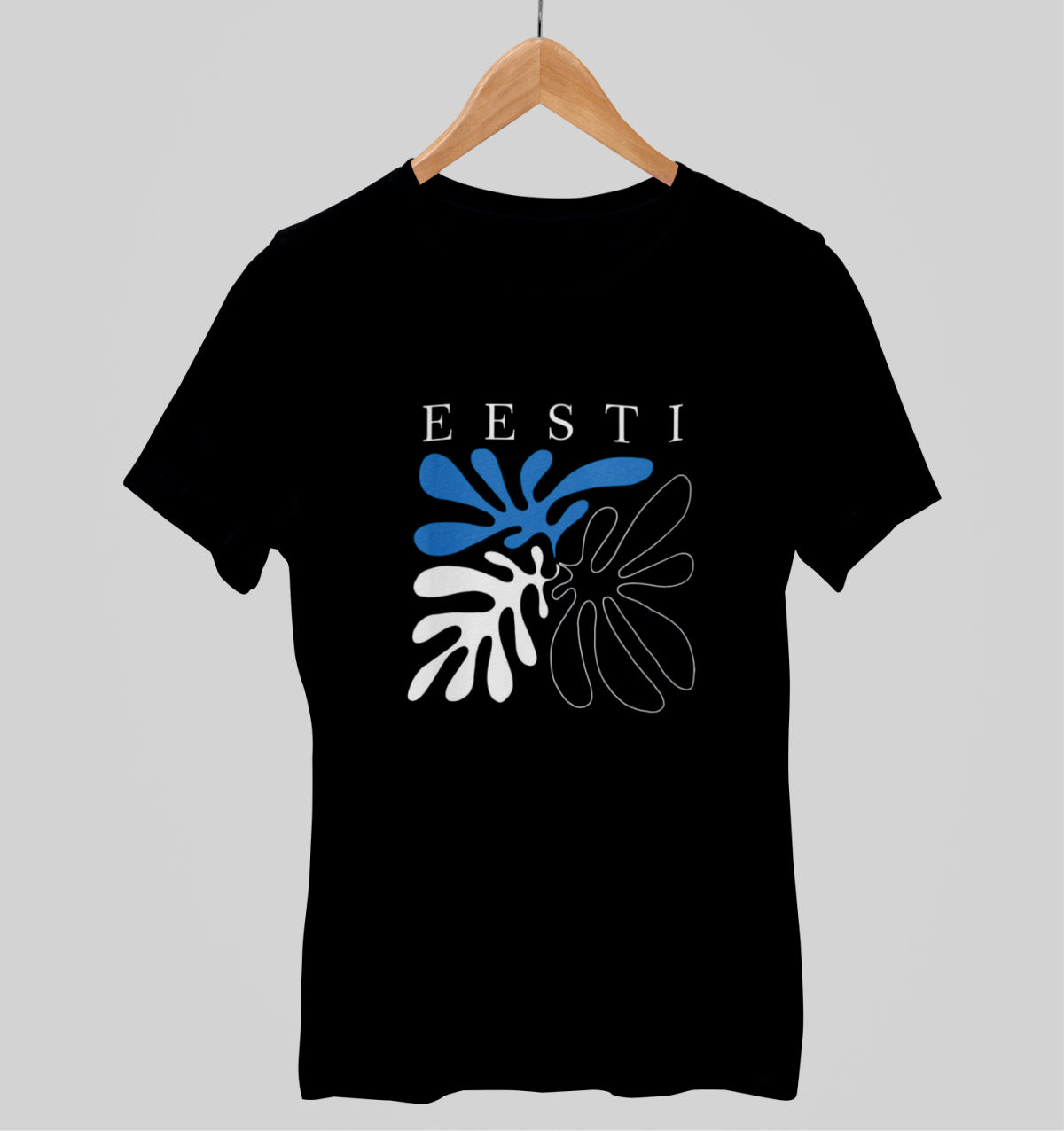 Mustad UNISEX T-särgid Eesti värvid