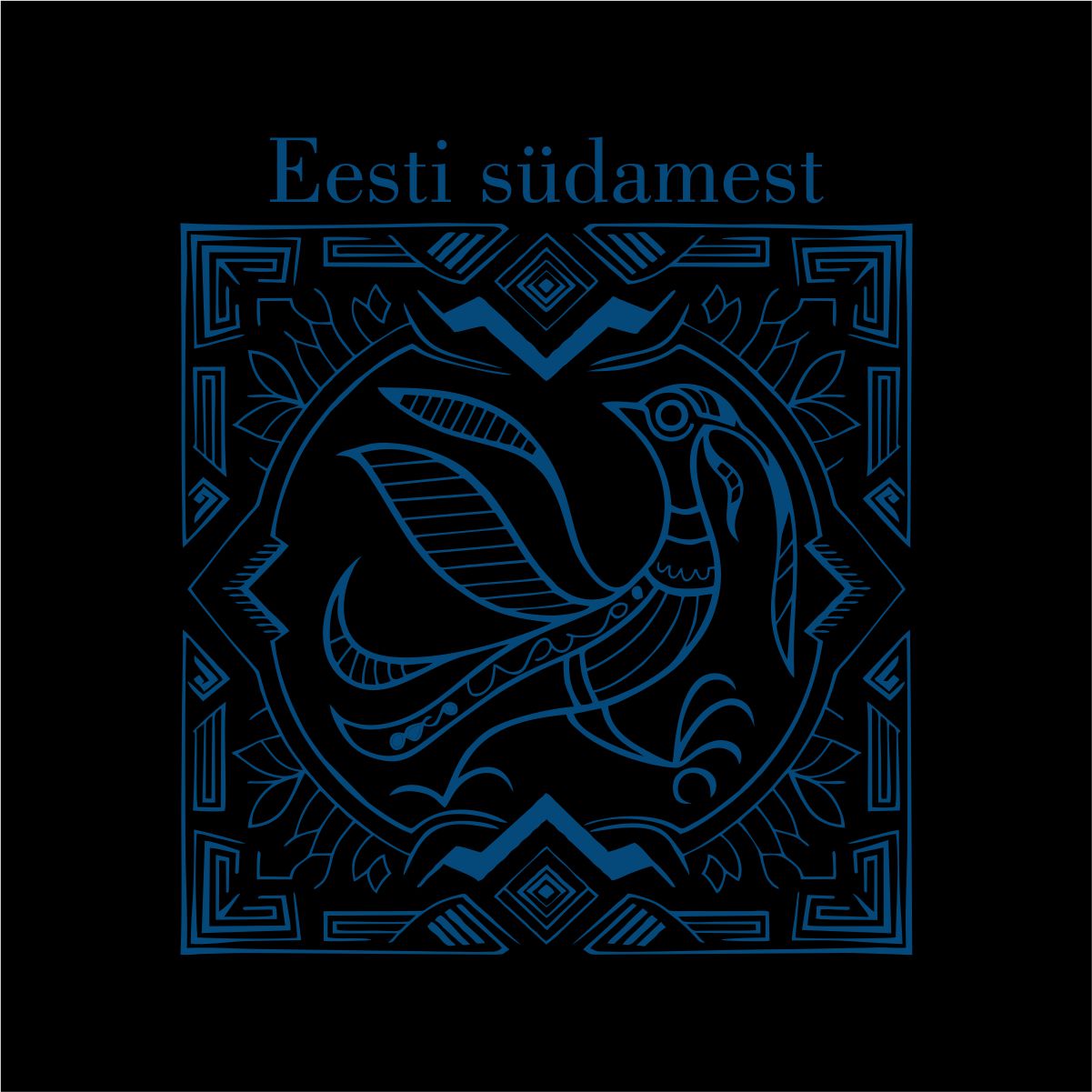 Mustad UNISEX T-särgid "Eesti südamest"