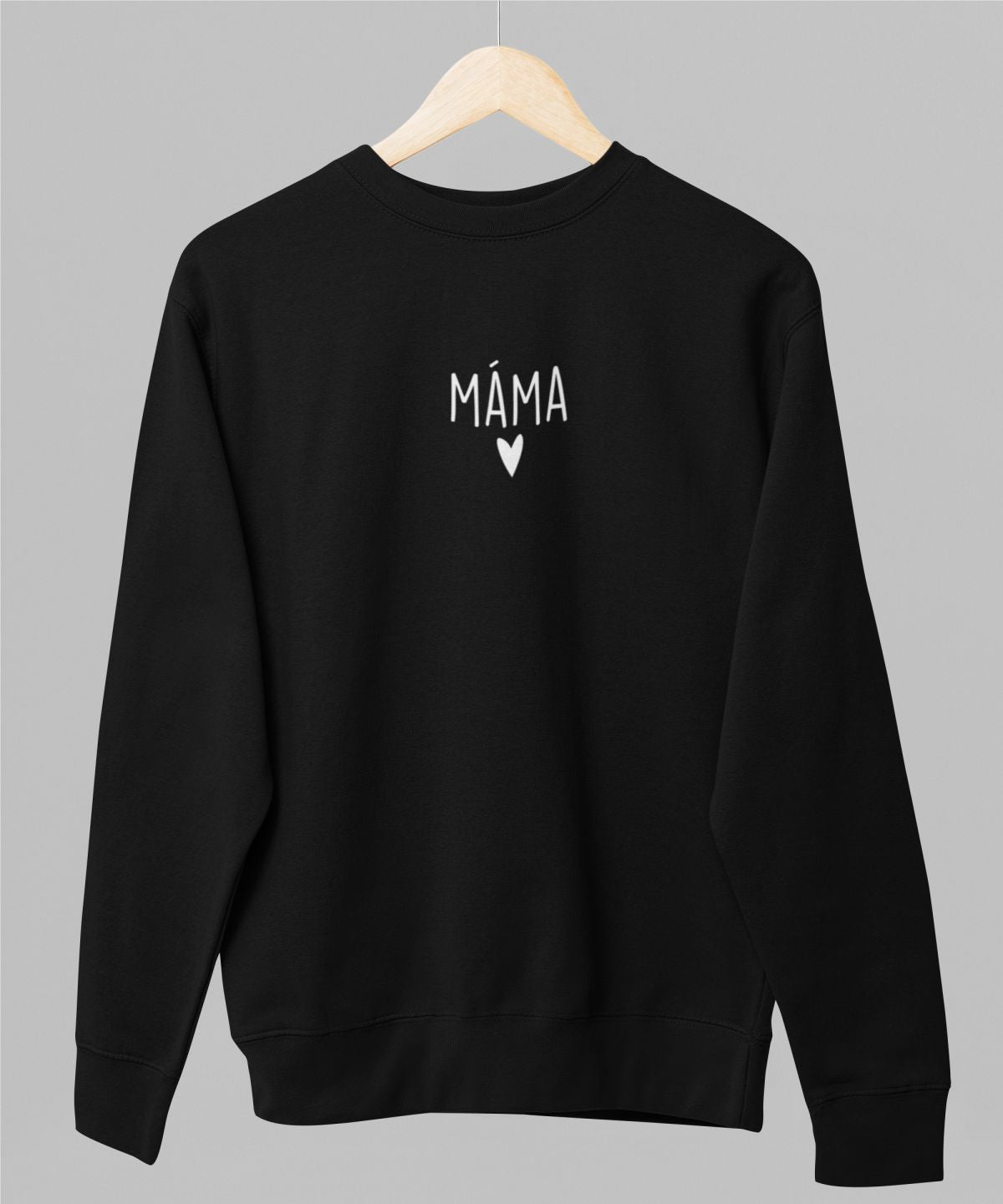 Černá unisex mikina "Máma"