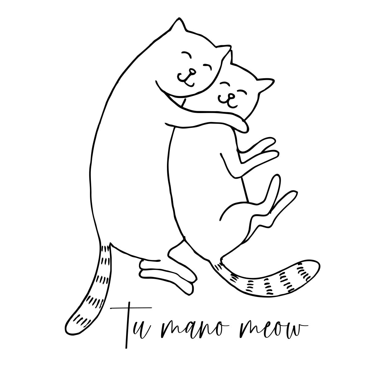 Balti unisex krekli pāriem "Tu esi mans"