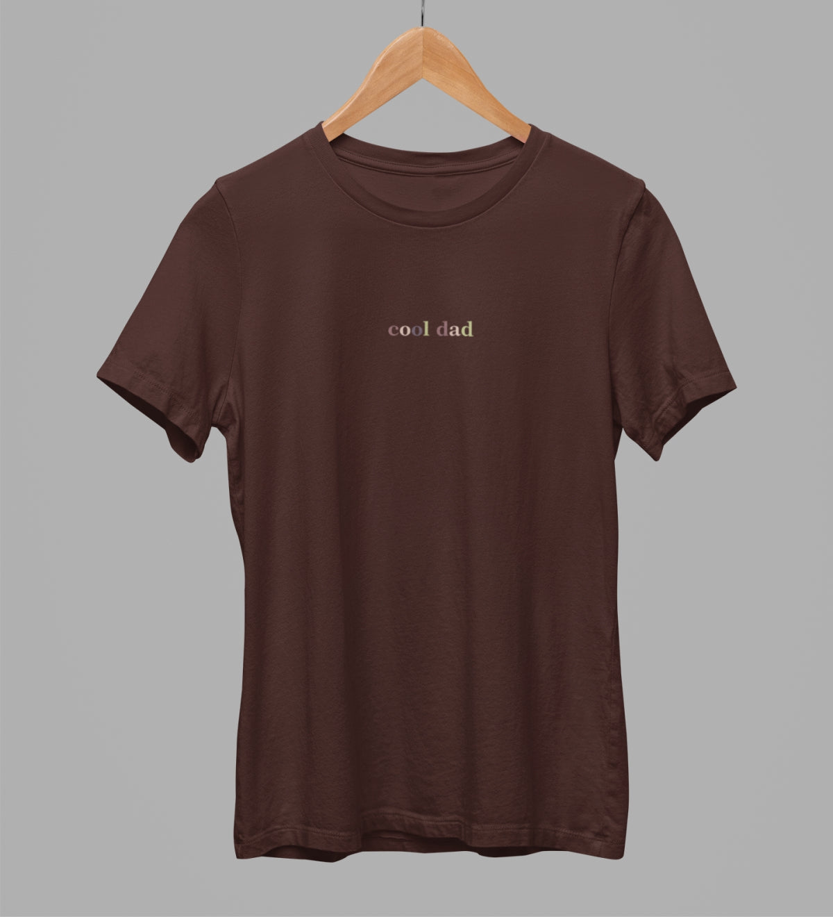 Brown unisex t-shirt "Cool dad"