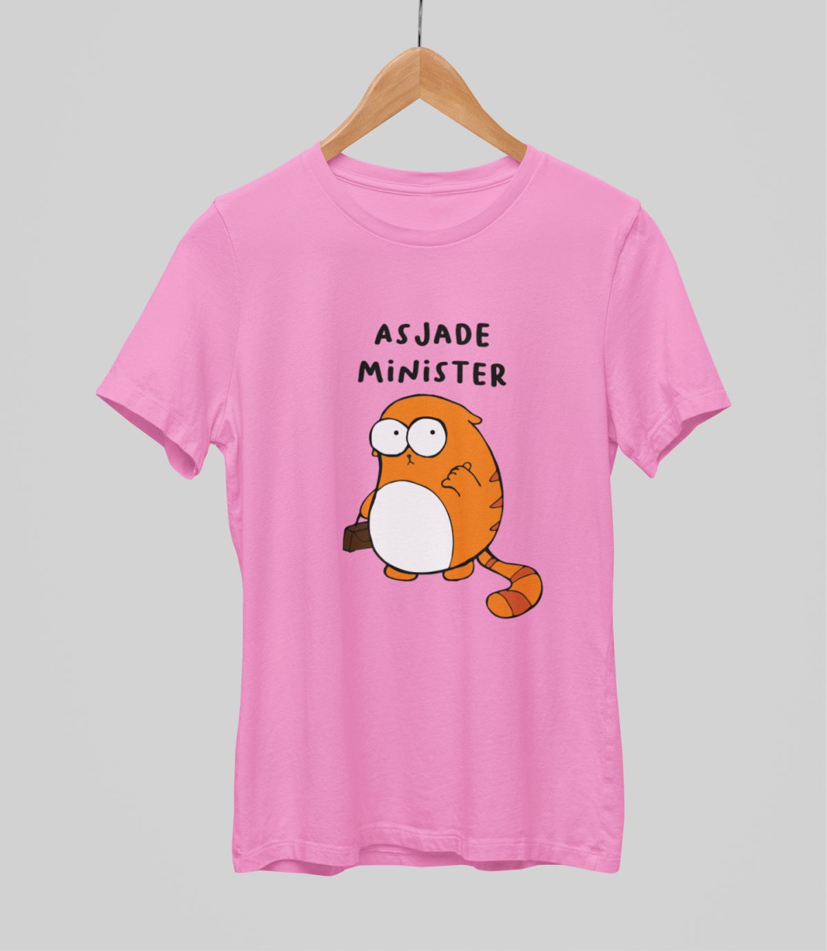 Roosad UNISEX T-särgid "Asjade minister"