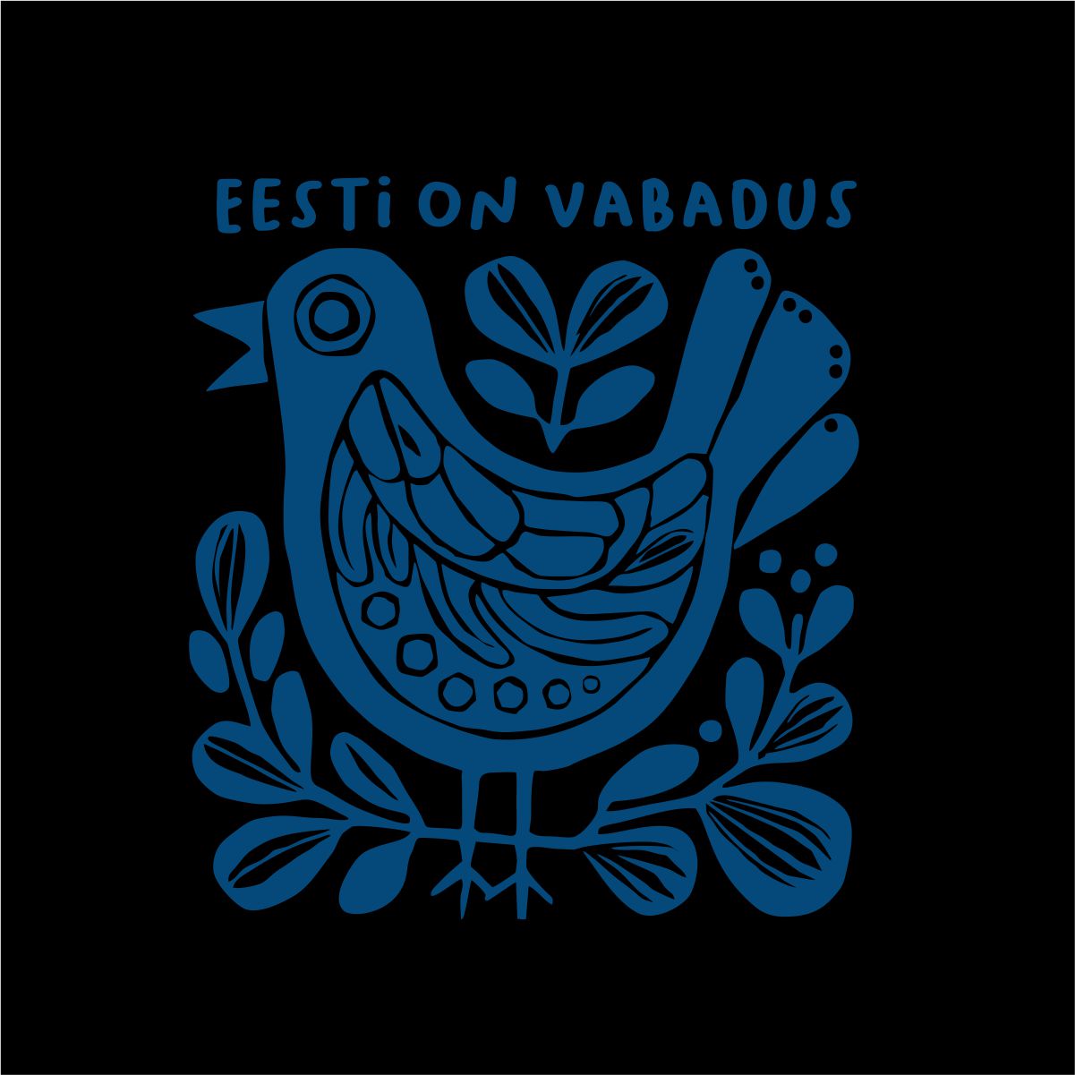 Mustad UNISEX T-särgid "Eesti on vabadus"