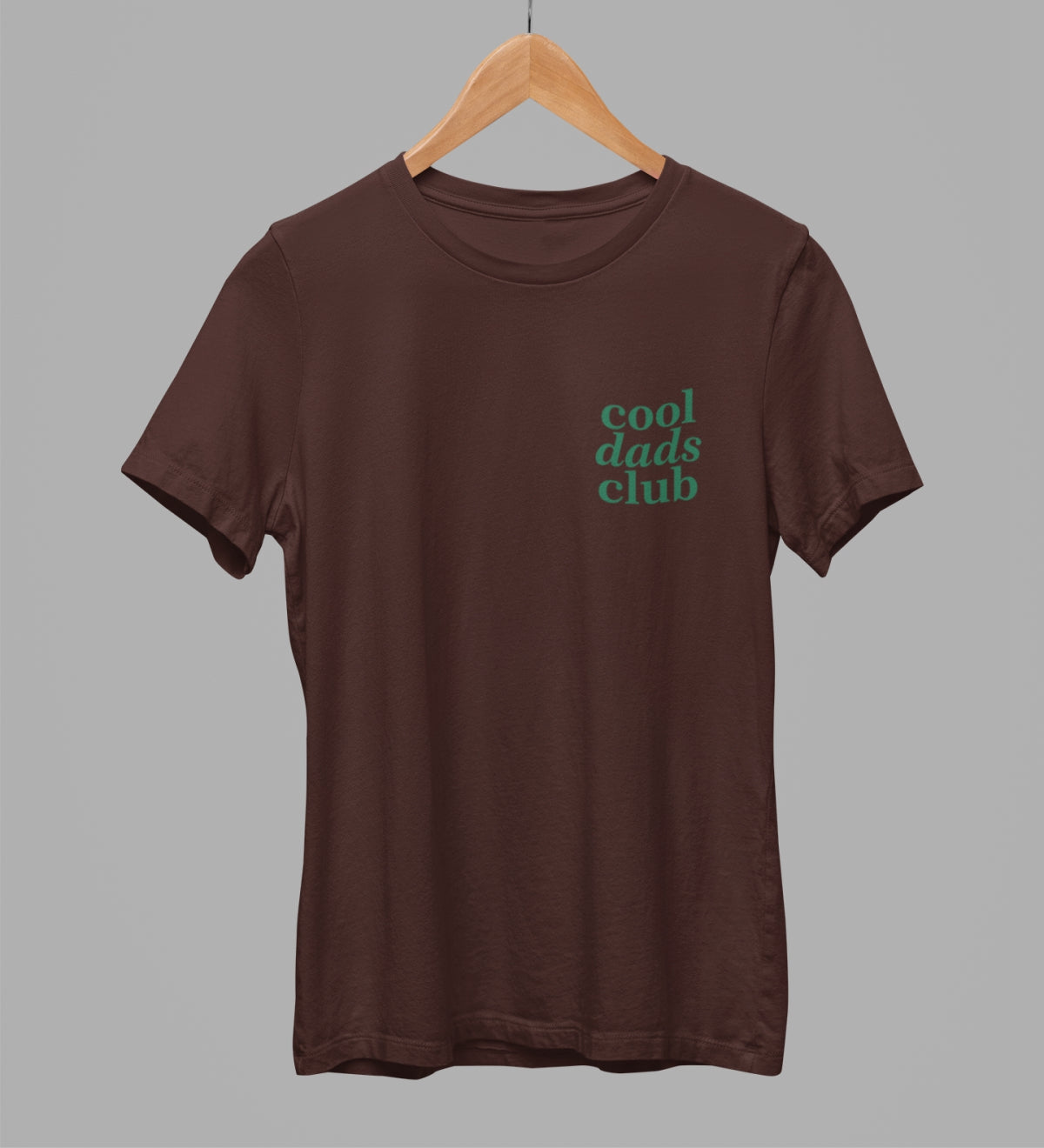 Brown unisex t-shirt "Cool dads club"