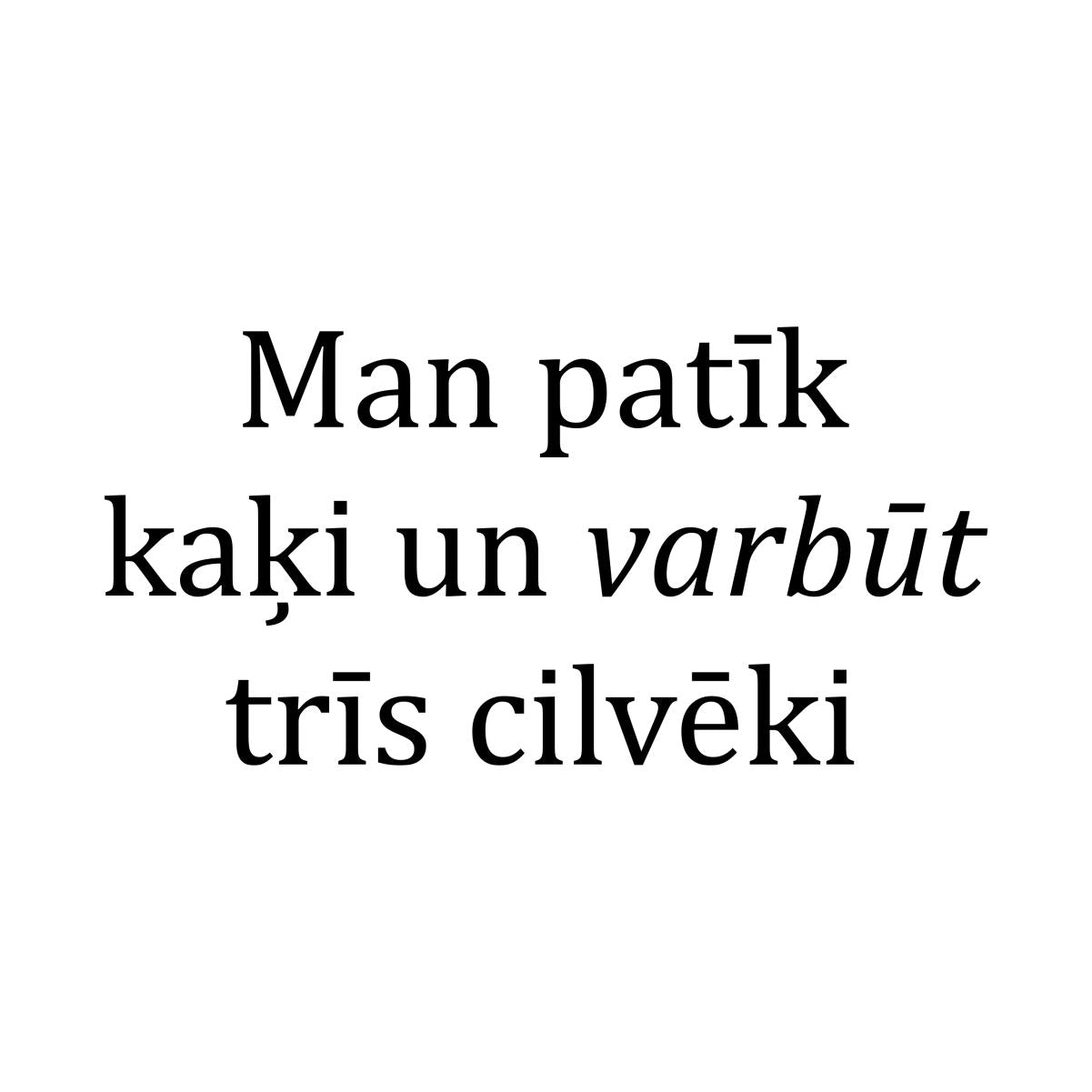 Balti UNISEX krekli "Man patīk kaķi un varbūt trīs cilvēki"