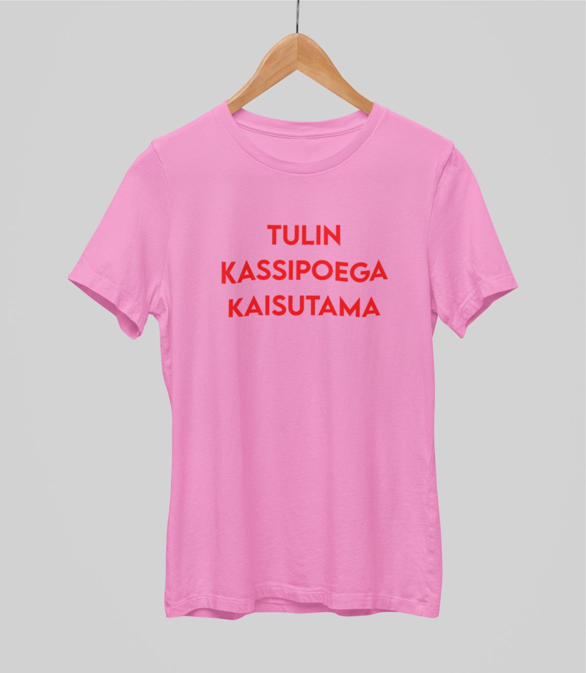 Roosad UNISEX T-särgid "Tulin kassipoega kaisutama"