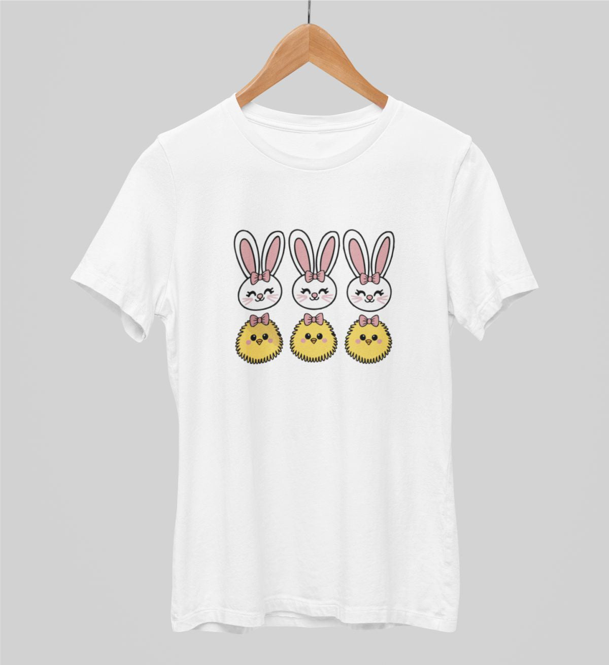 Balti UNISEX krekli "Lieldienu akcenti"