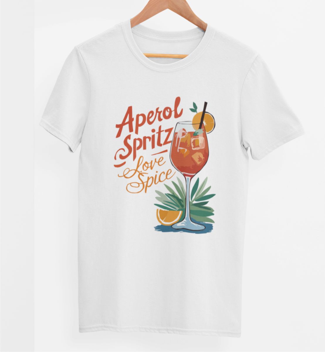 Vit UNISEX T-shirt “Aperol”