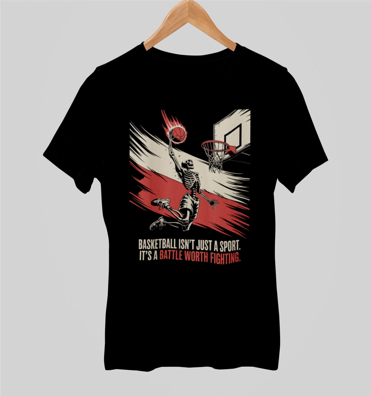 Czarna UNISEX koszulka "Battle"