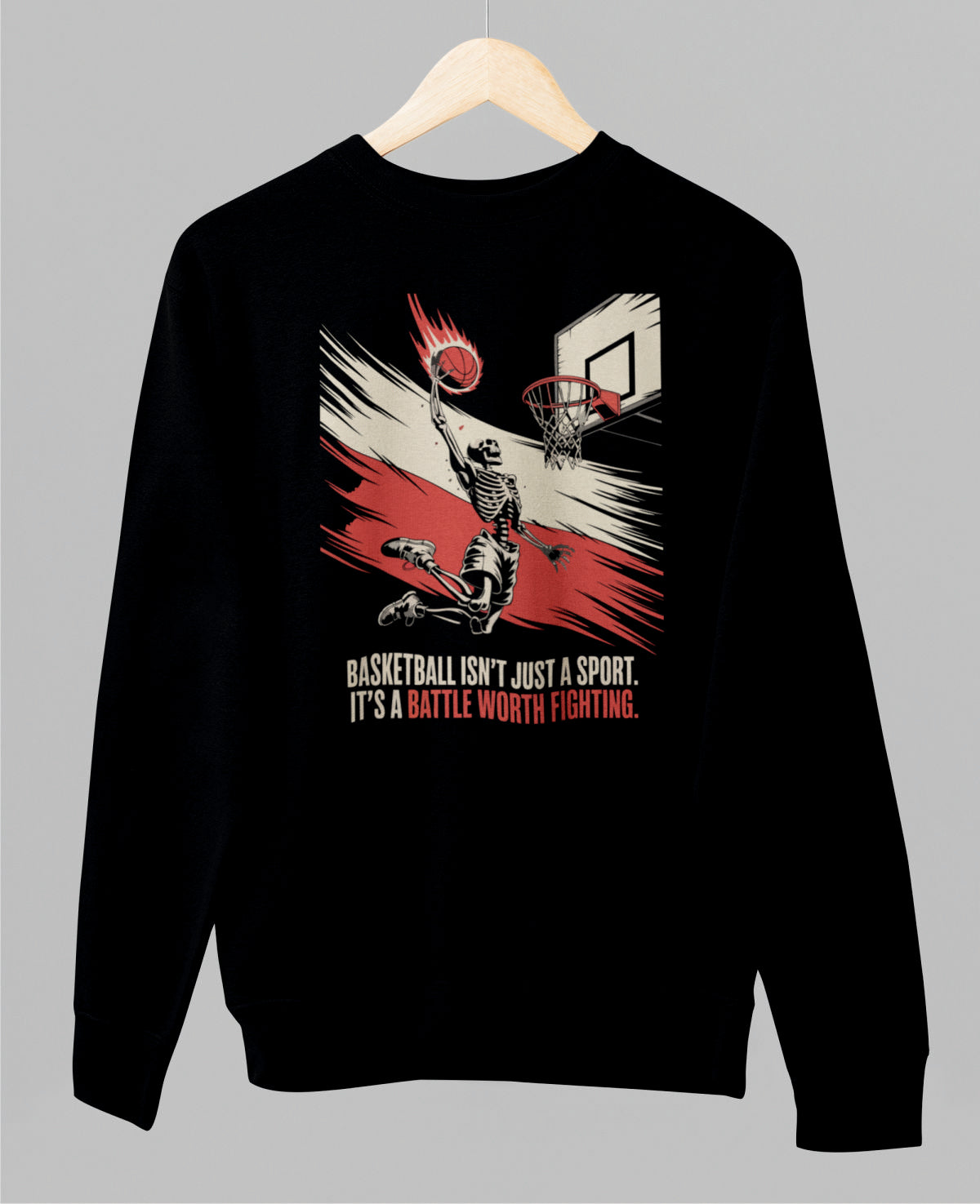 Bluza UNISEX czarna "Battle"