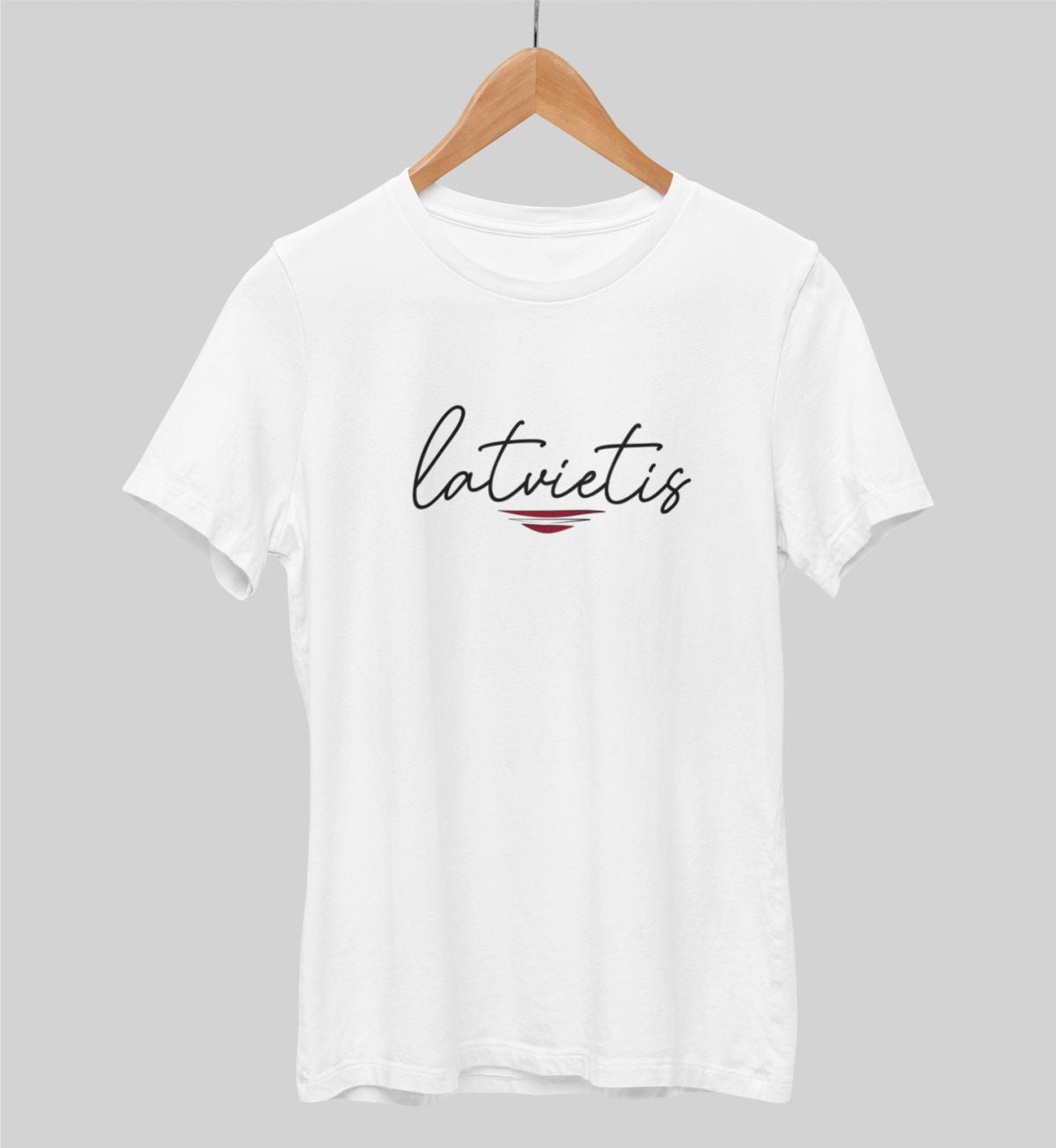 Balti UNISEX krekli "Es esmu latvietis"