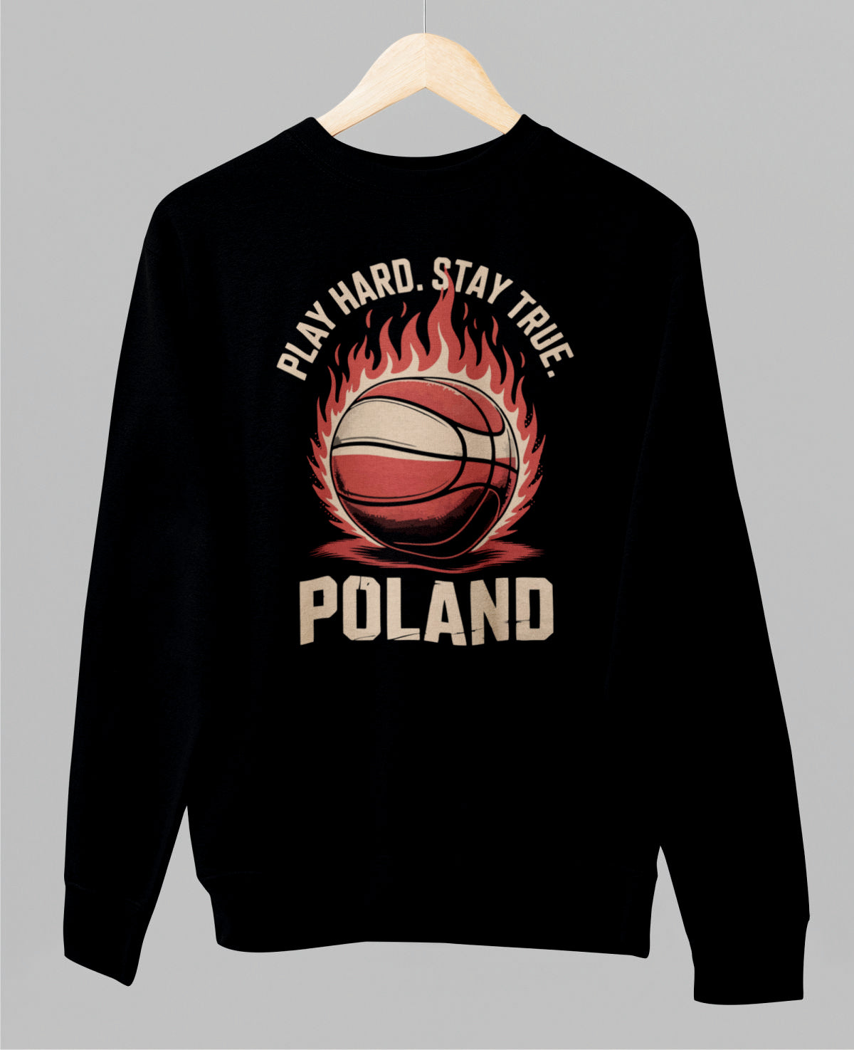 Bluza UNISEX czarna "Stay true"