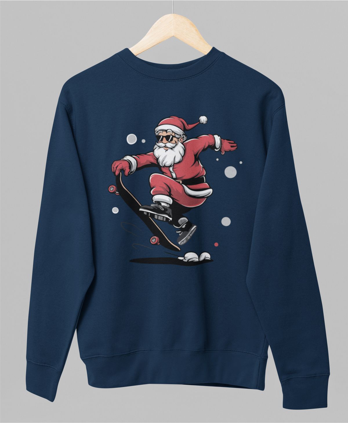 Sinine UNISEX pusaer ilma kapuutsita "Torman kinkima"