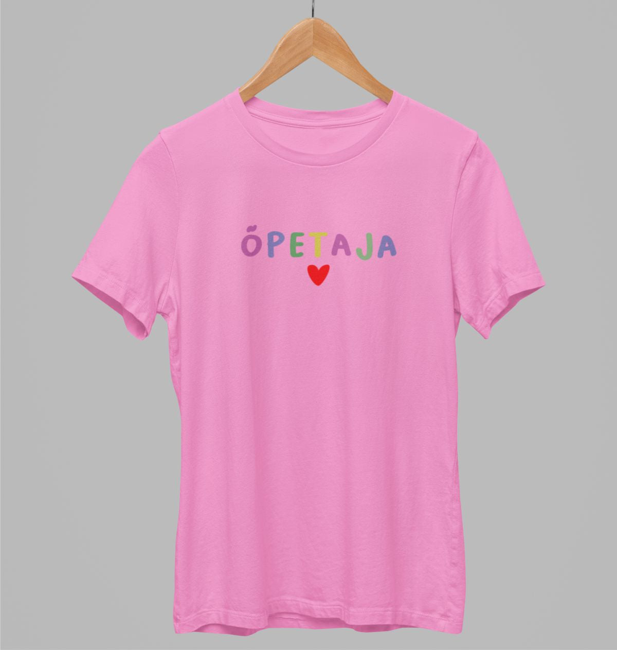 Roosad UNISEX T-särgid "Õpetaja"