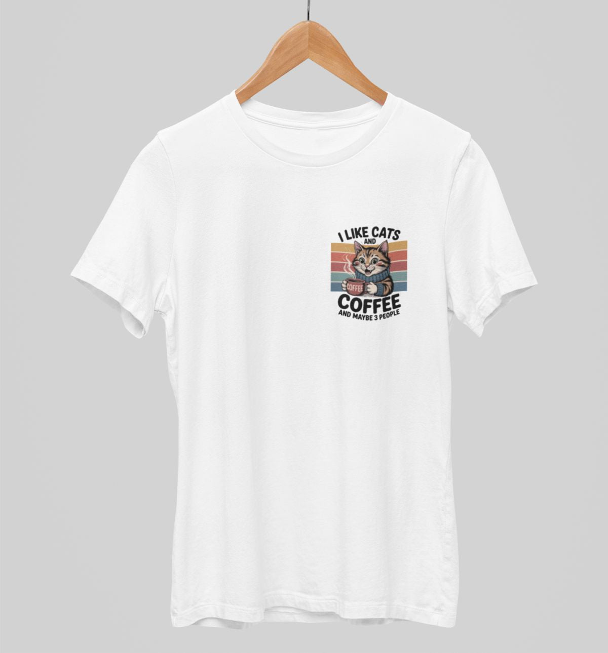 Weiße UNISEX T-Shirts Three People