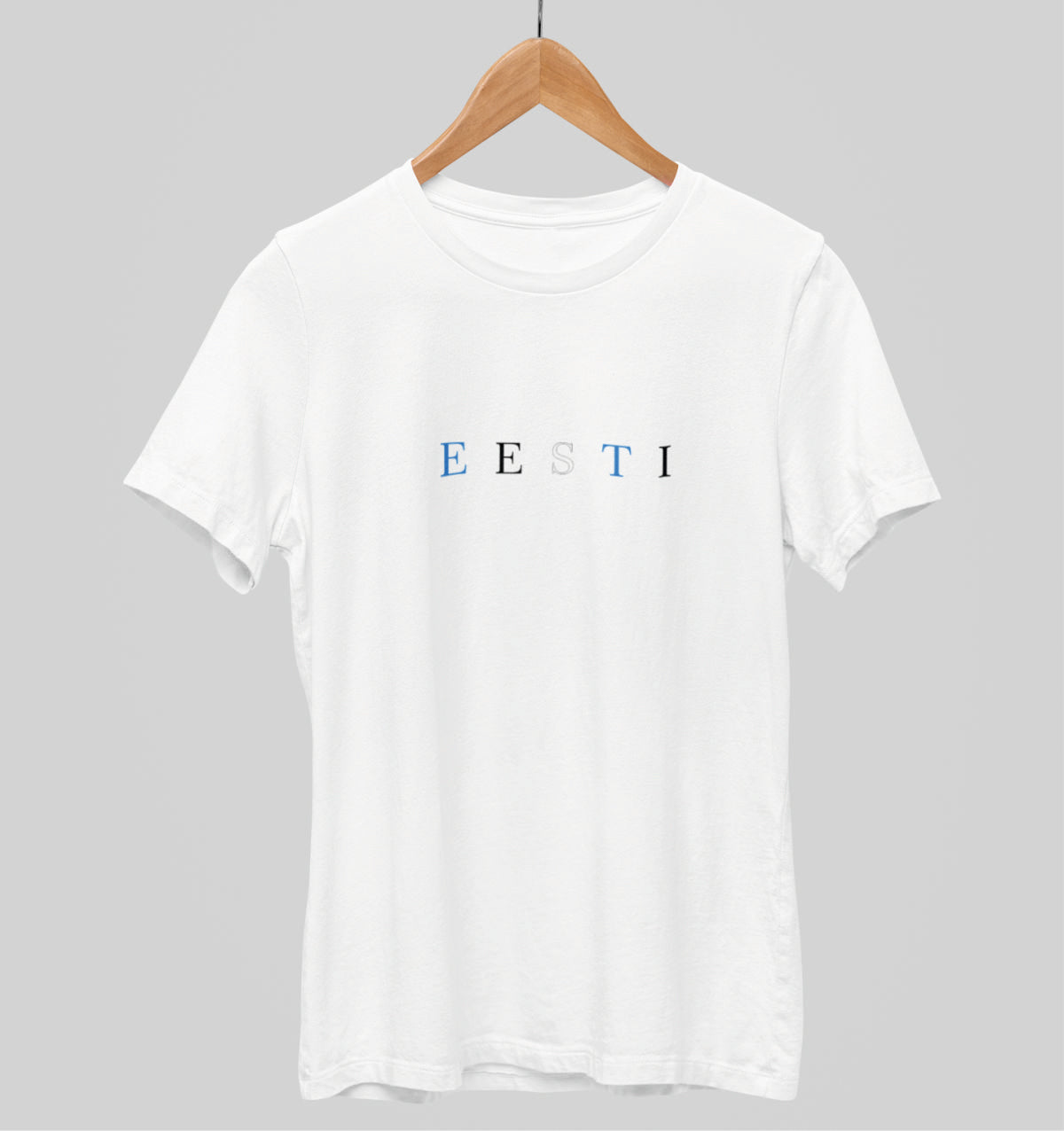 Valged UNISEX T-särgid Värviline Eesti