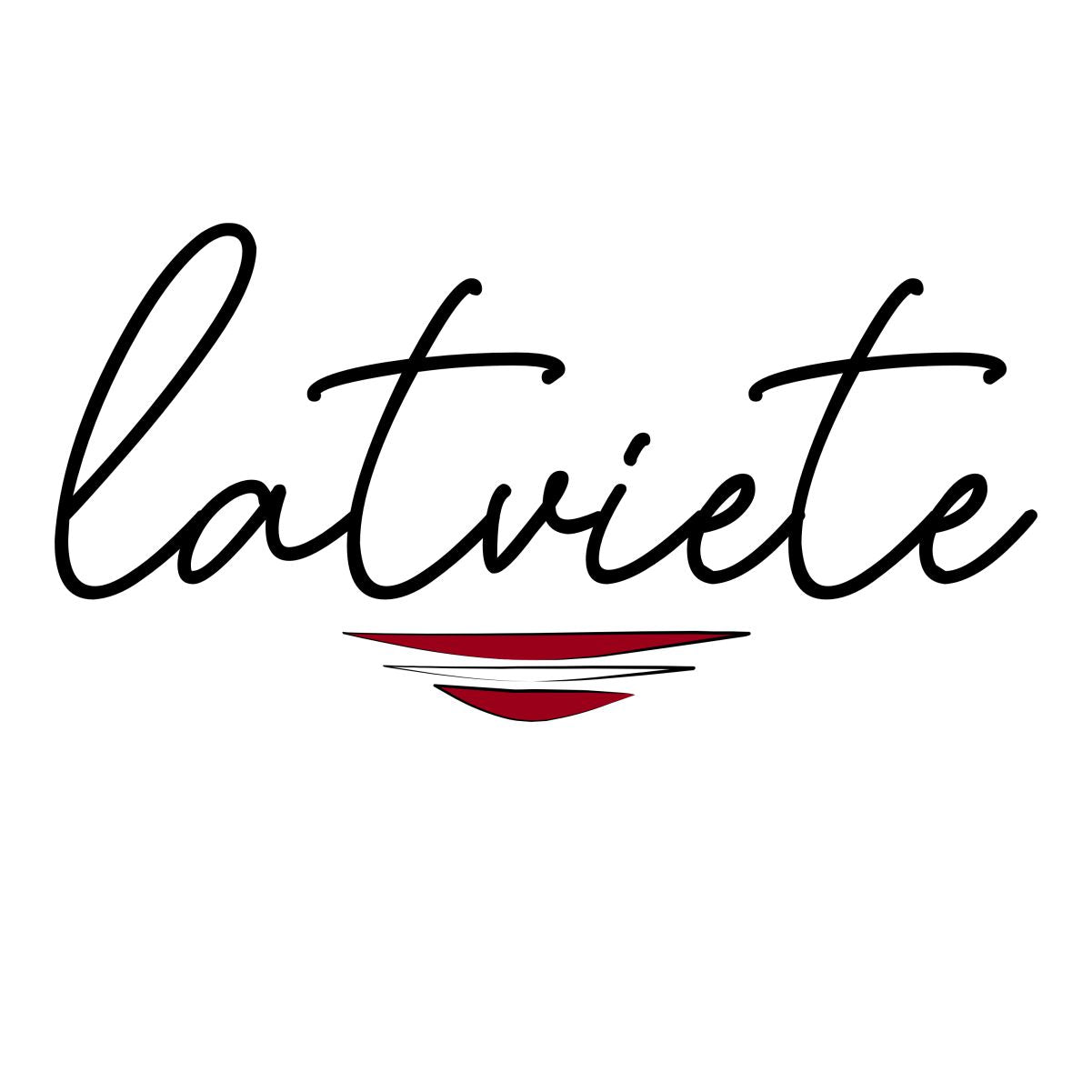 Balti UNISEX krekli "Es esmu latviete"