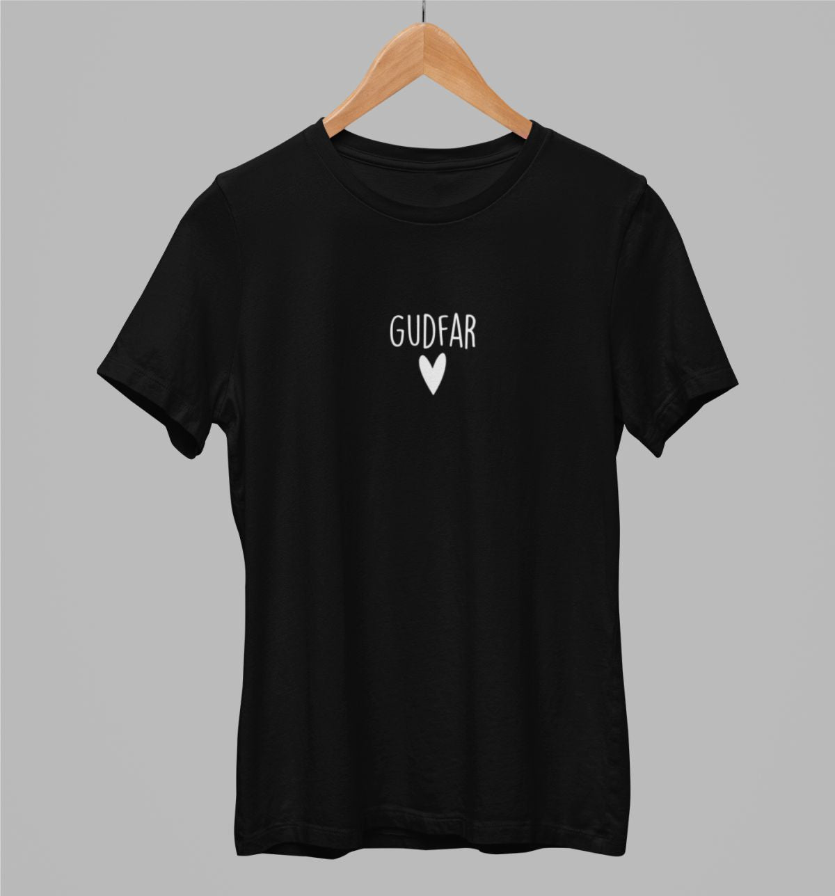 Svart UNISEX T-shirt “Gudfar”
