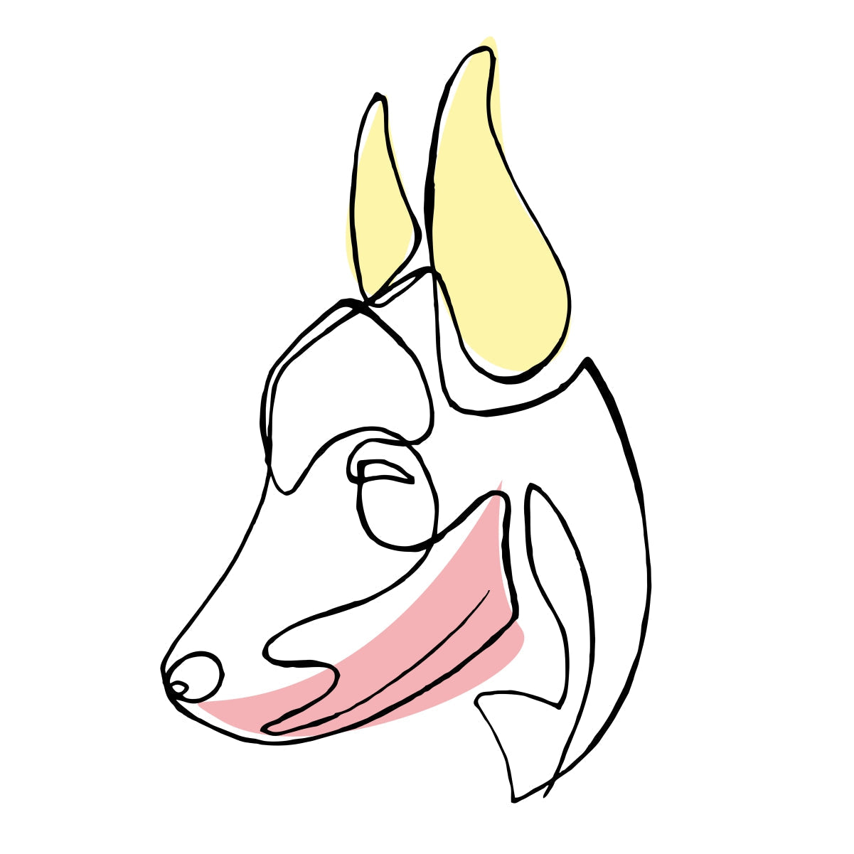 White Unisex T-shirt Escribele a tu perro