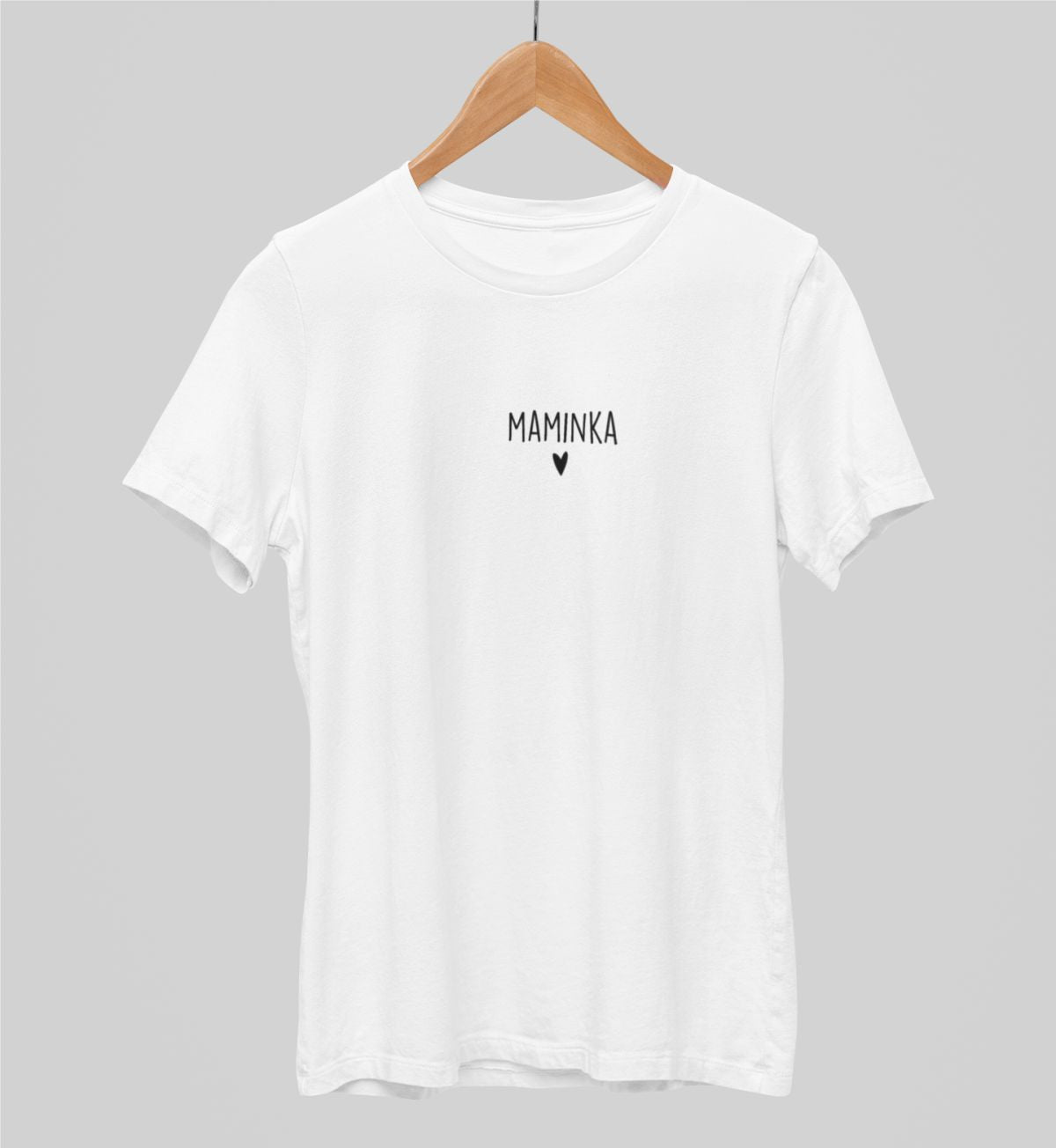 Bílé unisex tričko "Maminka"