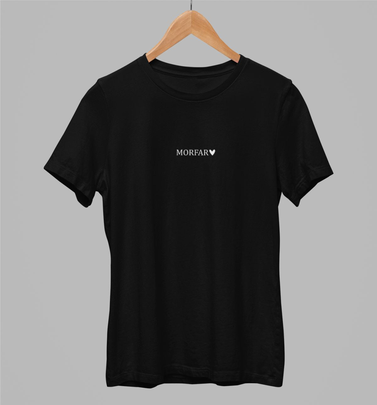 Svart UNISEX T-shirt “Morfar med hjärta”
