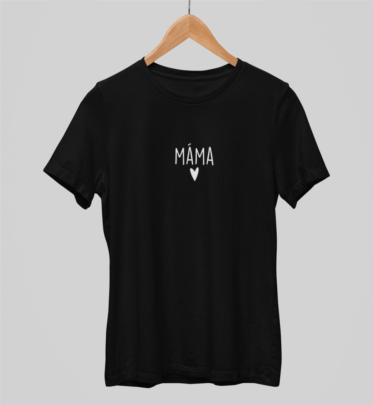 Černé unisex tričko "Máma"