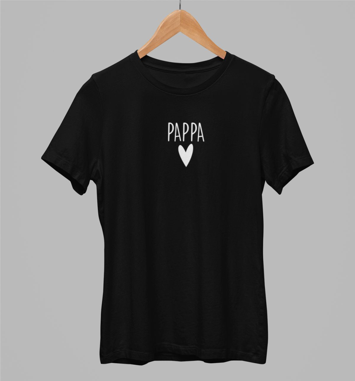 Svart UNISEX T-shirt “Pappa”