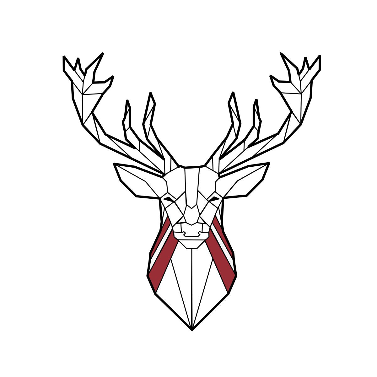 Balti UNISEX krekli "Latvijas briedis"