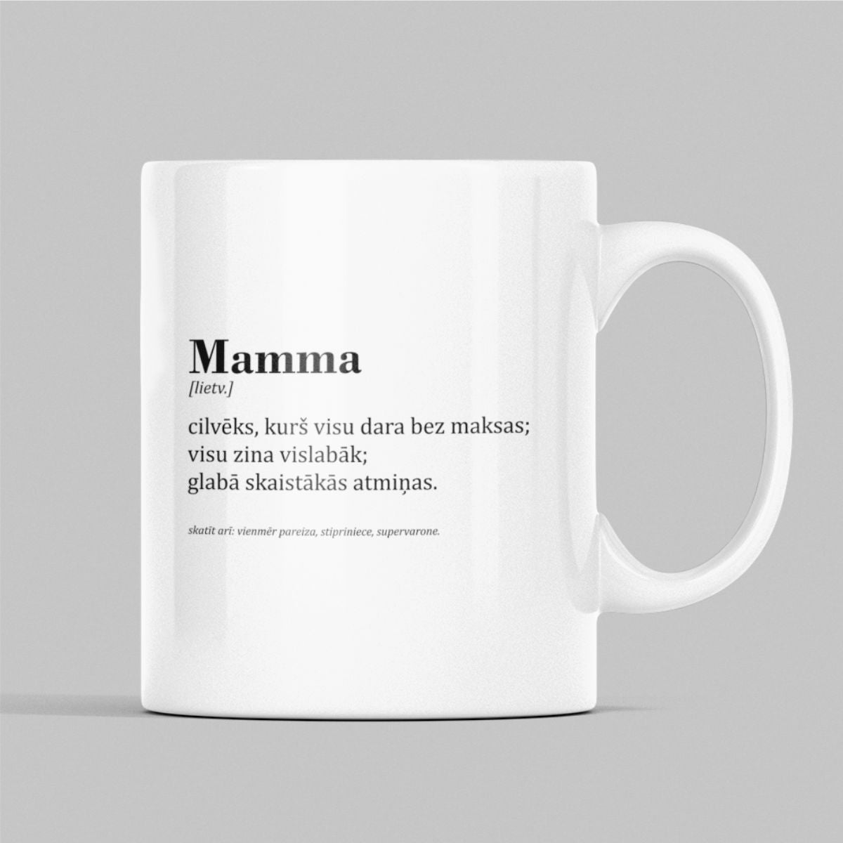Tase  "Mammas apraksts"