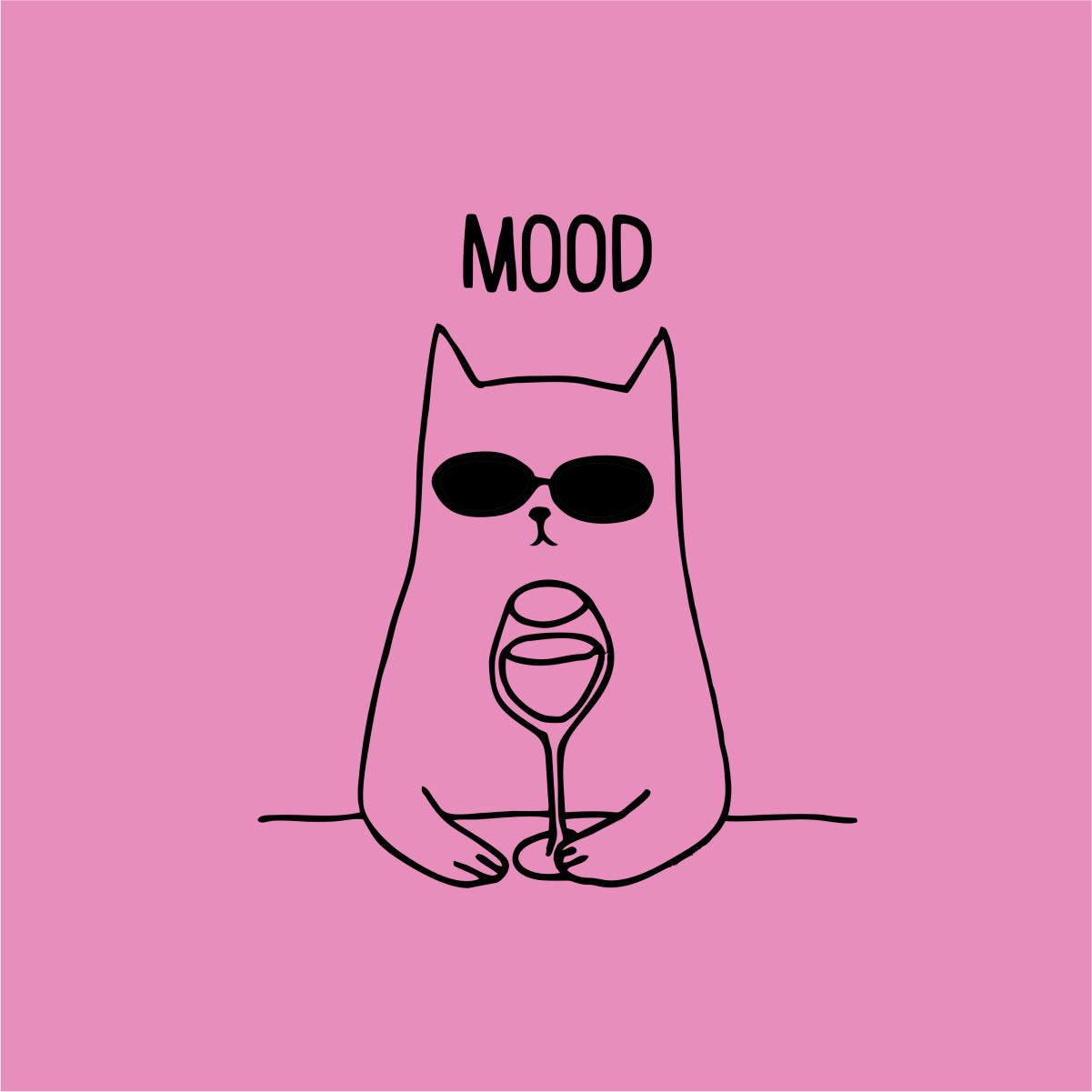 Rozā UNISEX krekli "Mood"