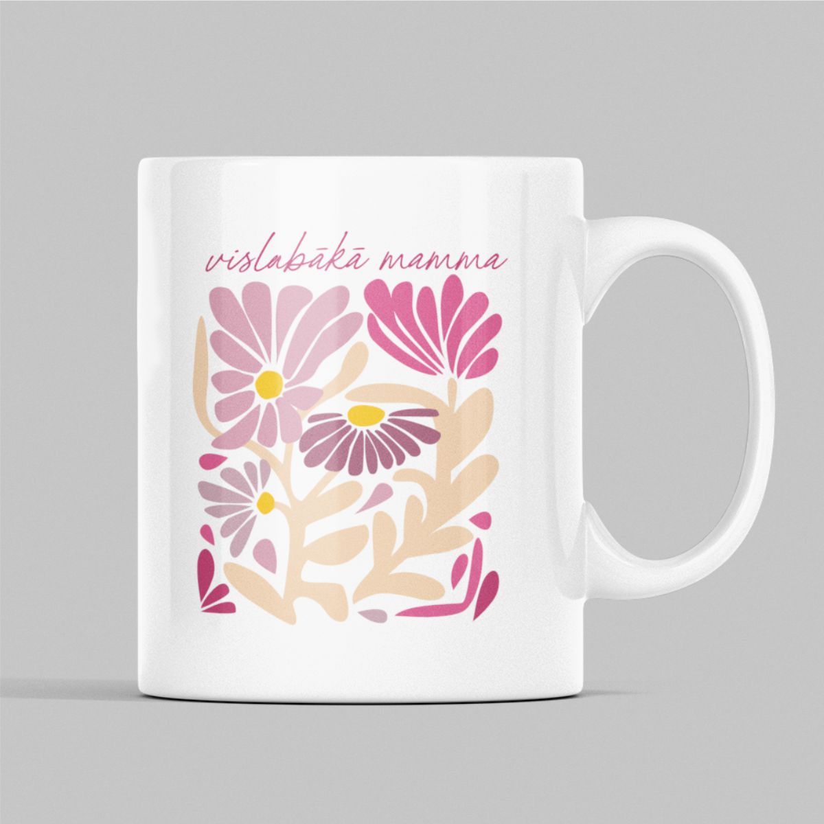 Tase  "Mammas puķu dārzs"