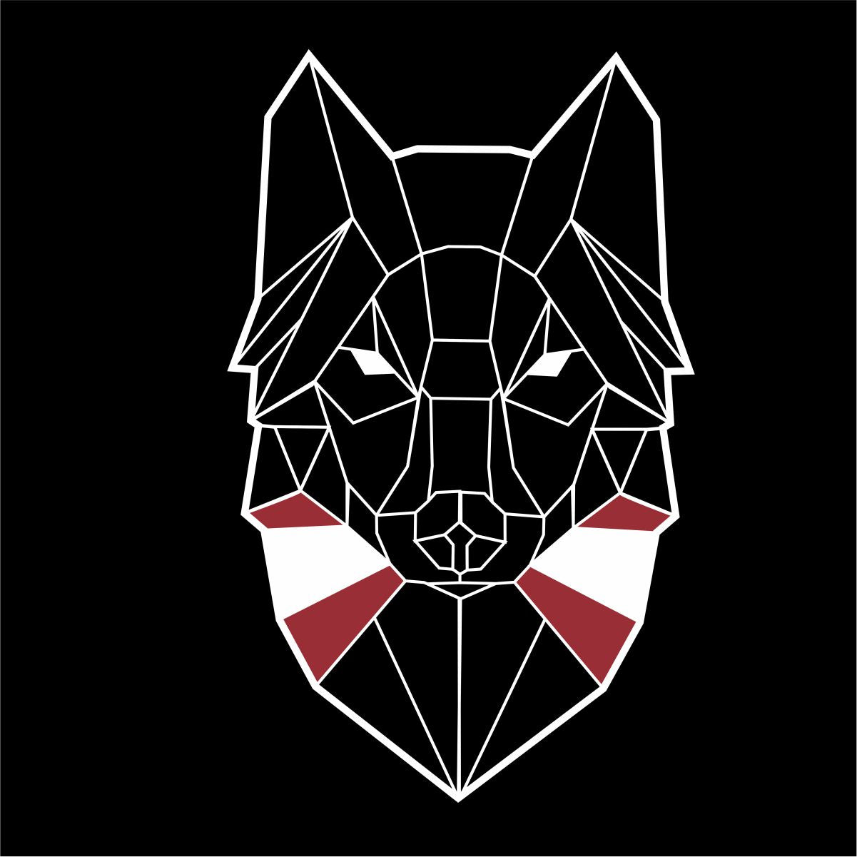 Melns UNISEX džemperis bez kapuces "Latvijas vilks"