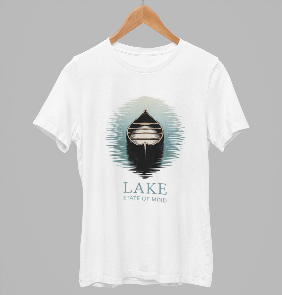 Valkoiset unisex T-paidat "State of mind"