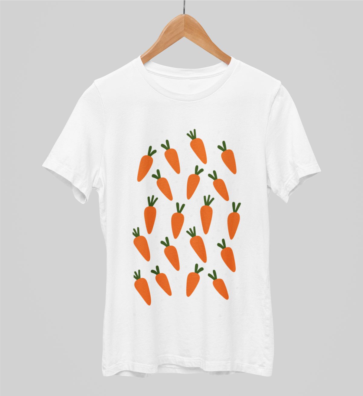 Białe koszulki UNISEX Zajęcza uczta