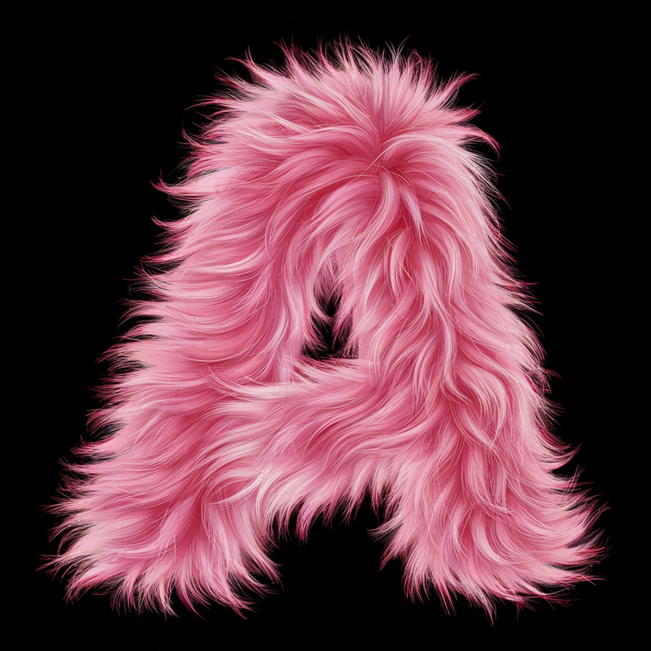 Schwarzer UNISEX Pullover "A Buchstabe"