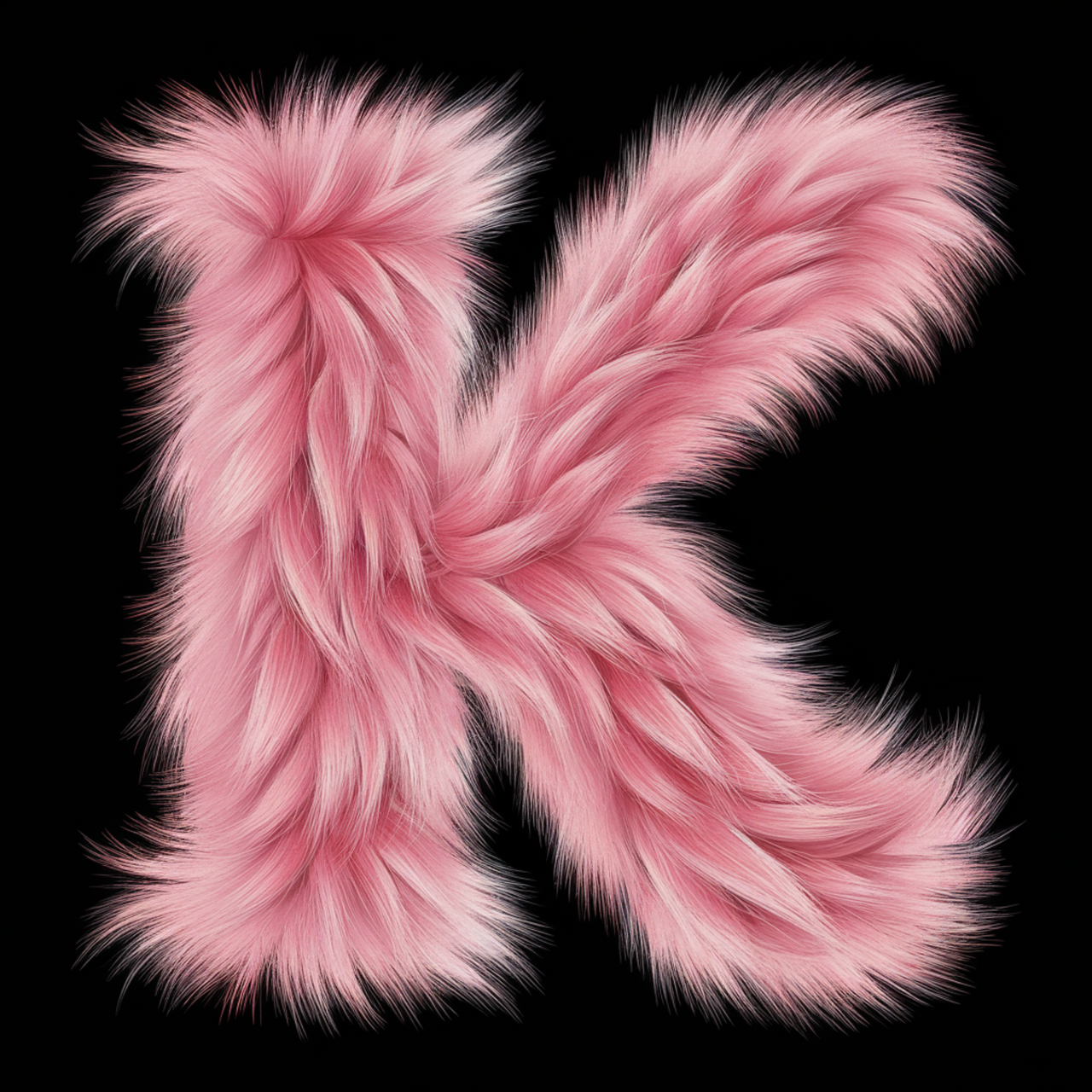 Čierny UNISEX pulóver „Písmeno K“